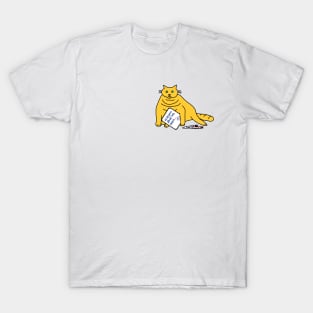 Small Chubby Cat with Joe Biden First Debate Quote T-Shirt